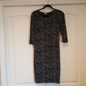 NWOT gold and black glitter dress